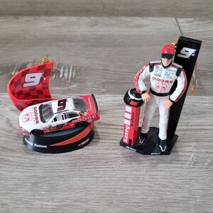 Kasey Kahne Two Piece Collectible Ornament Set